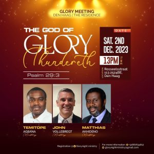 The God Glory Thundereth
